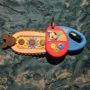 Disney Junior Mickey Mouse Clubhouse Gear N Go Chainsaw Toy Replacement Working